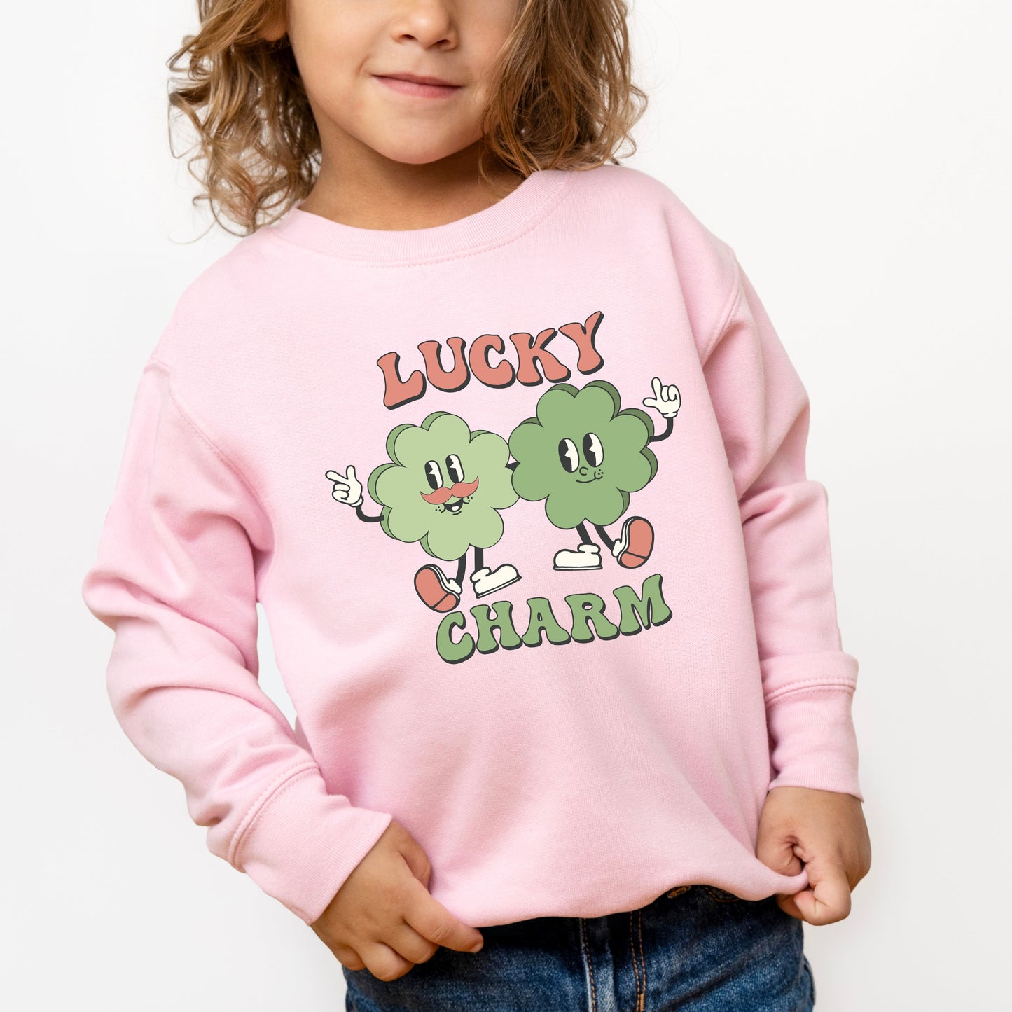 Lucky Charm Friends | Youth Ultra-Soft Graphic Sweatshirt