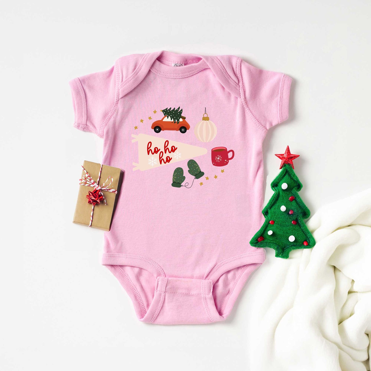 All About Christmas | Baby Graphic Short Sleeve Onesie