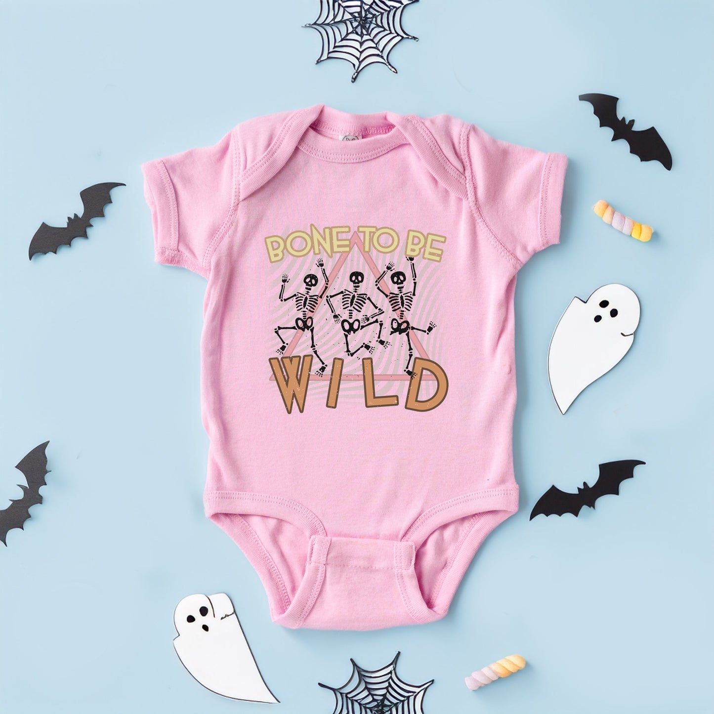 Bone To Be Wild | Baby Graphic Short Sleeve Onesie