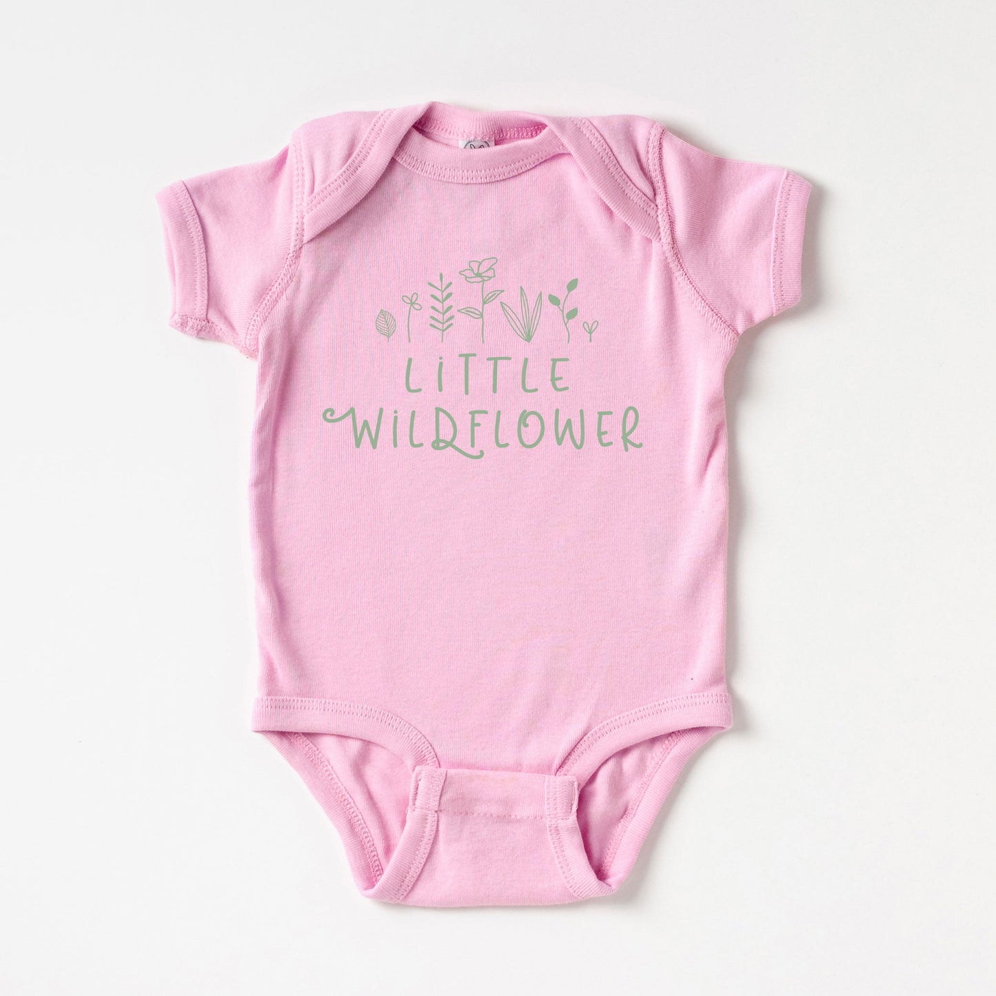 Little Wildflower Flowers | Baby Graphic Short Sleeve Onesie