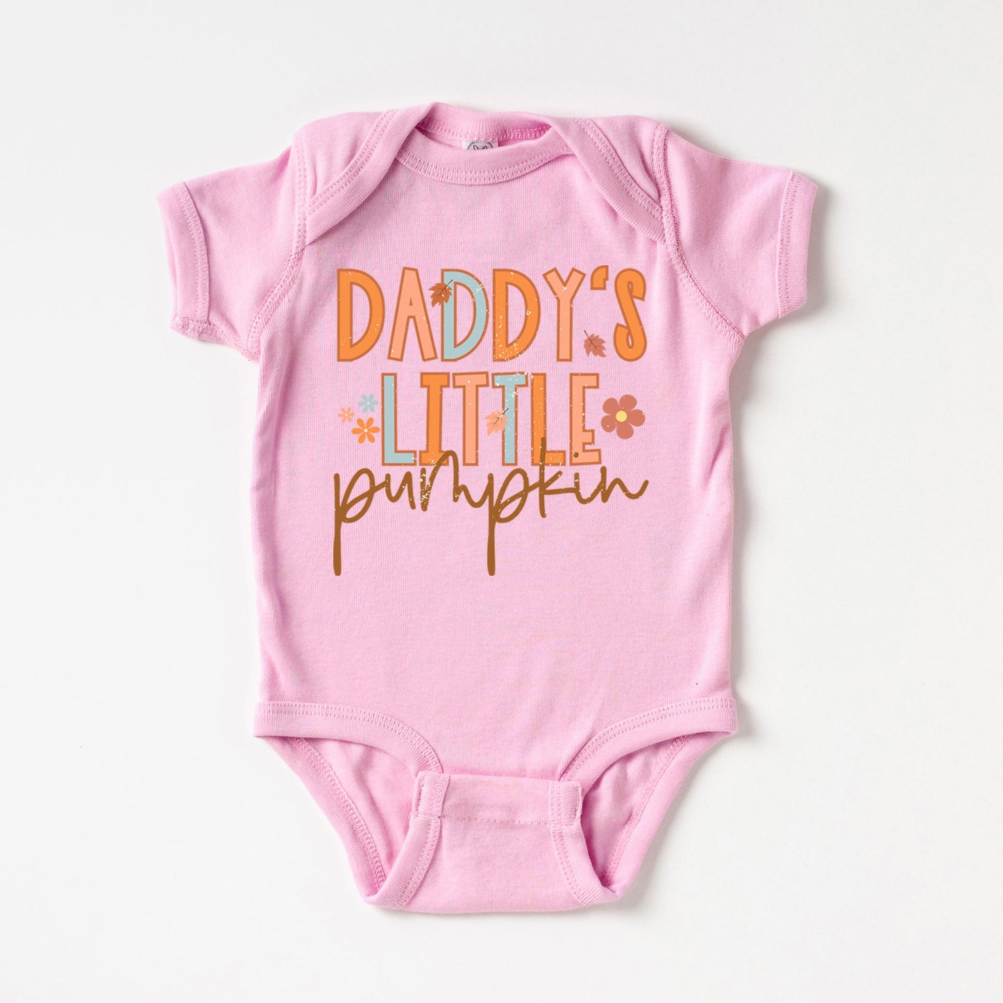 Daddy's Little Pumpkin | Baby Graphic Short Sleeve Onesie