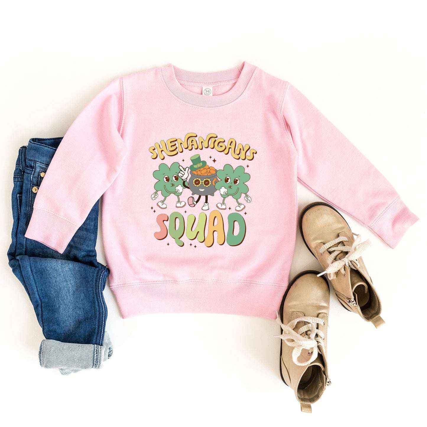 Shenanigans Squad | Youth Ultra-Soft Graphic Sweatshirt