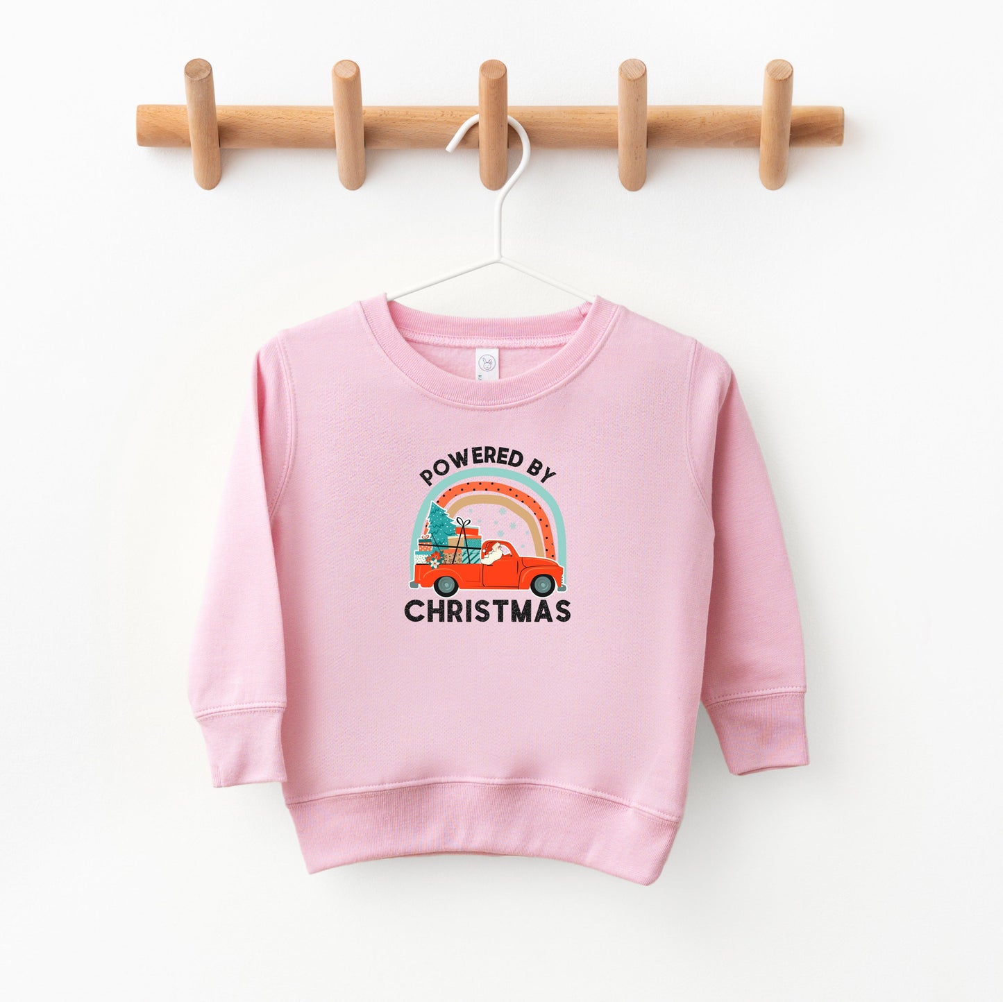 Powered By Christmas | Toddler Sweatshirt