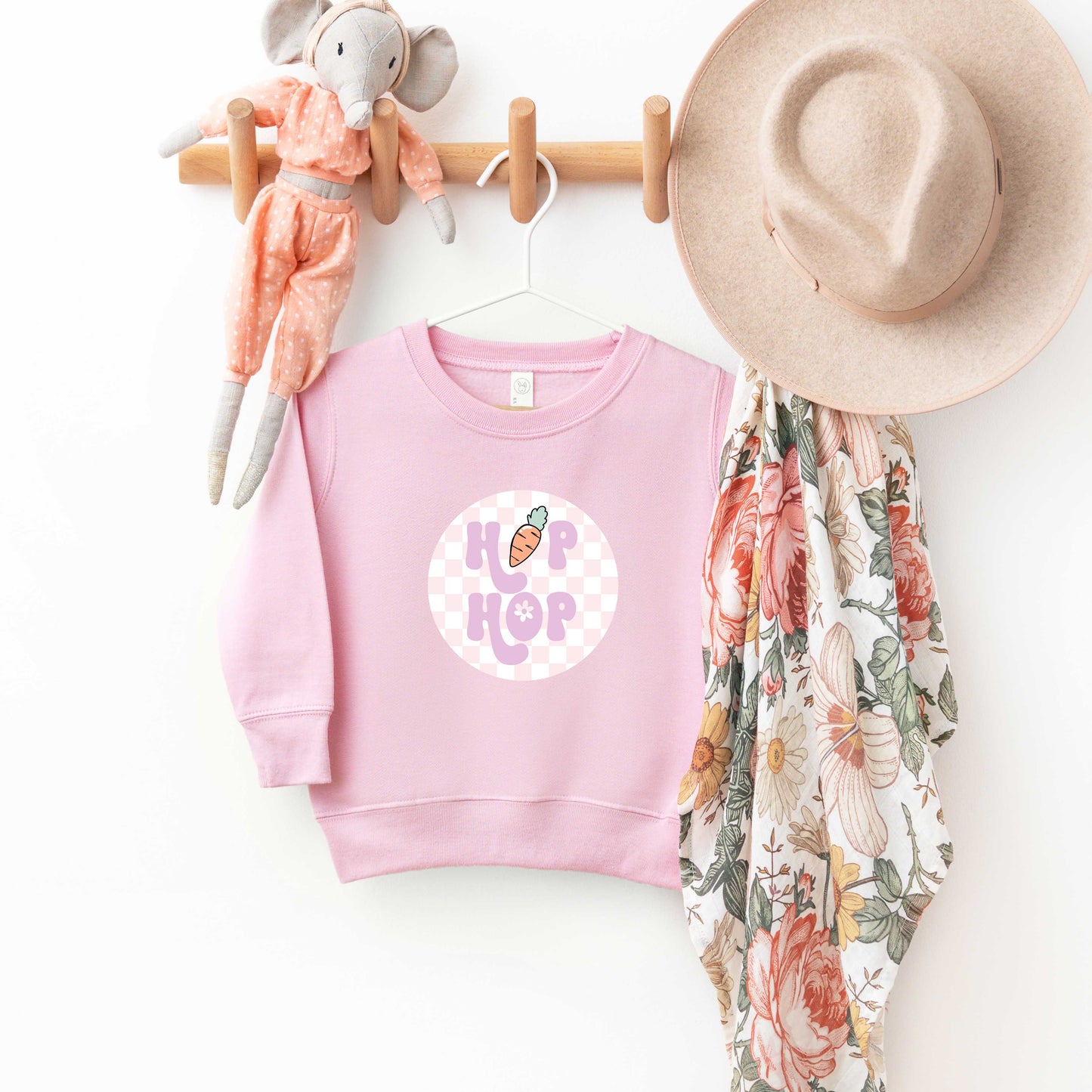 Checkered Hip Hop | Toddler Sweatshirt