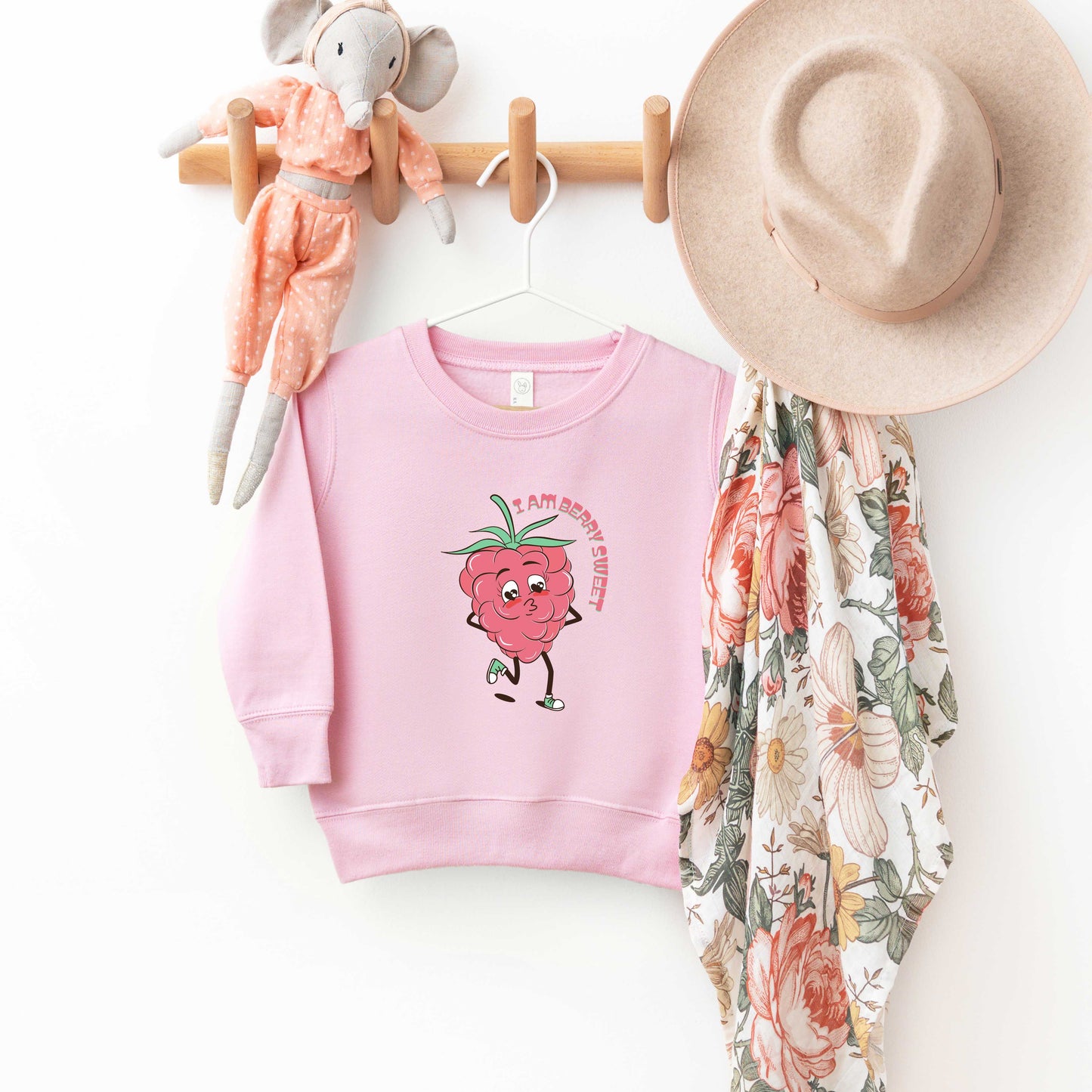 I Am Berry Sweet | Toddler Sweatshirt