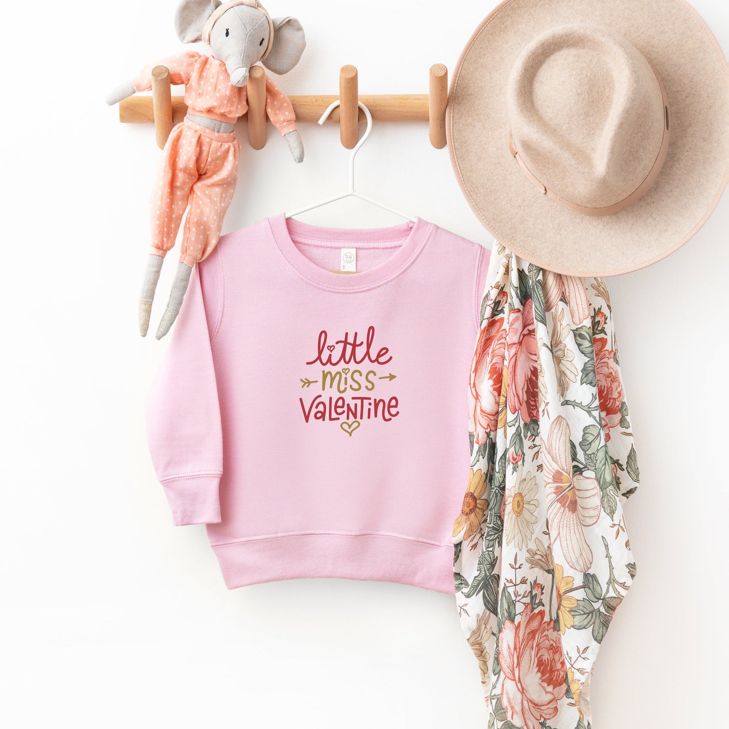 Little Miss Valentine | Toddler Sweatshirt