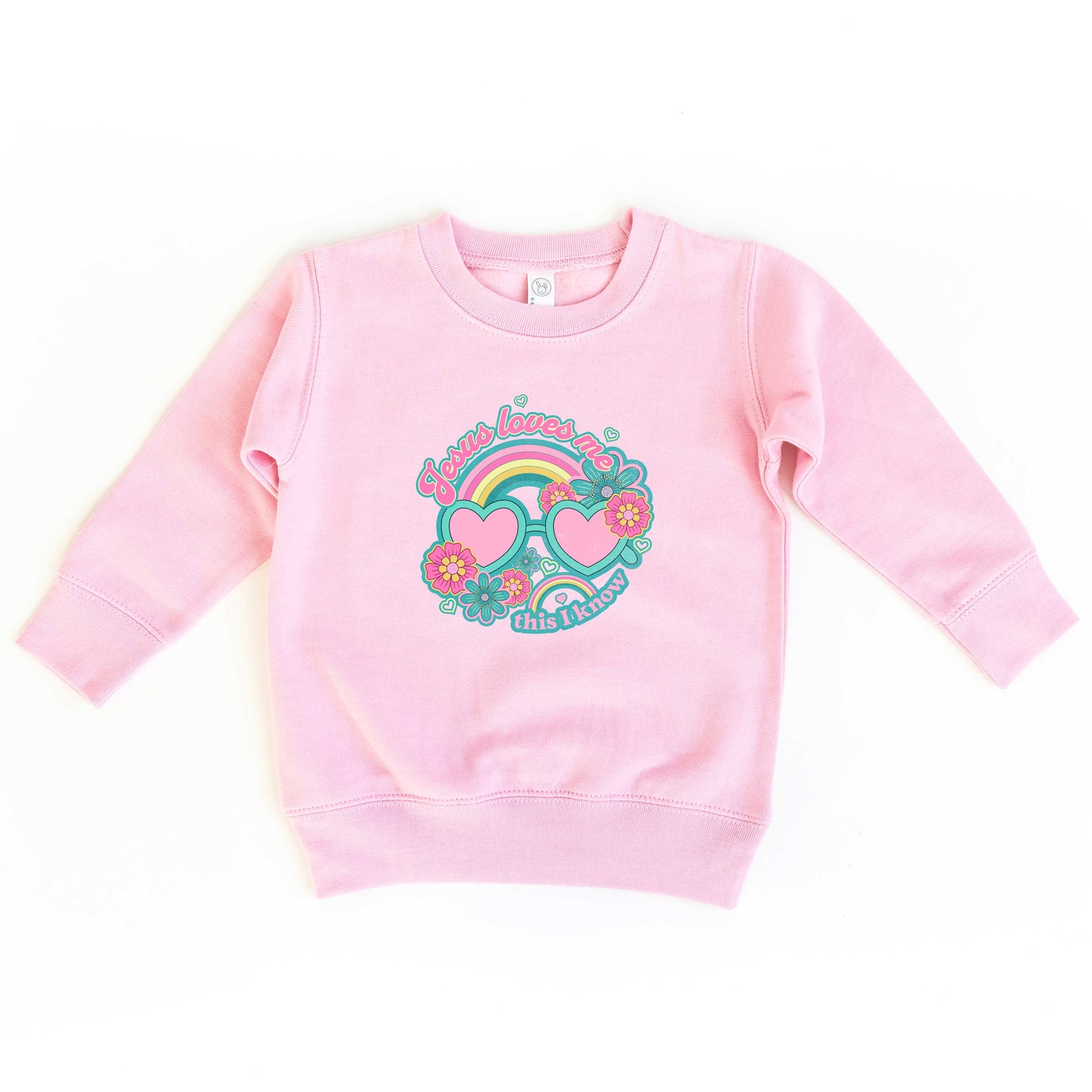 Jesus Loves Me Sunglasses | Toddler Sweatshirt