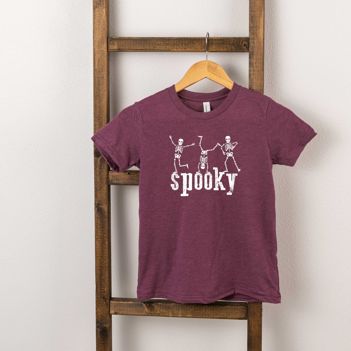 Spooky Dancing Skeletons | Toddler Short Sleeve Crew Neck