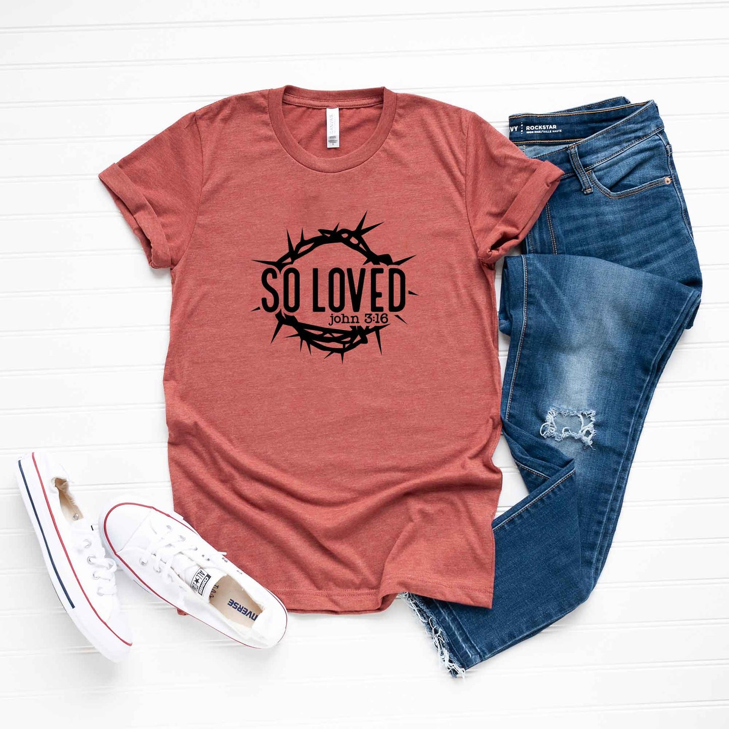 So Loved Scripture | Short Sleeve Crew Neck