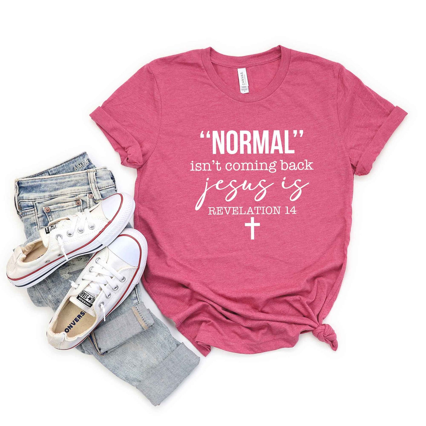Normal Isn't Coming Back Jesus Is | Short Sleeve Crew Neck