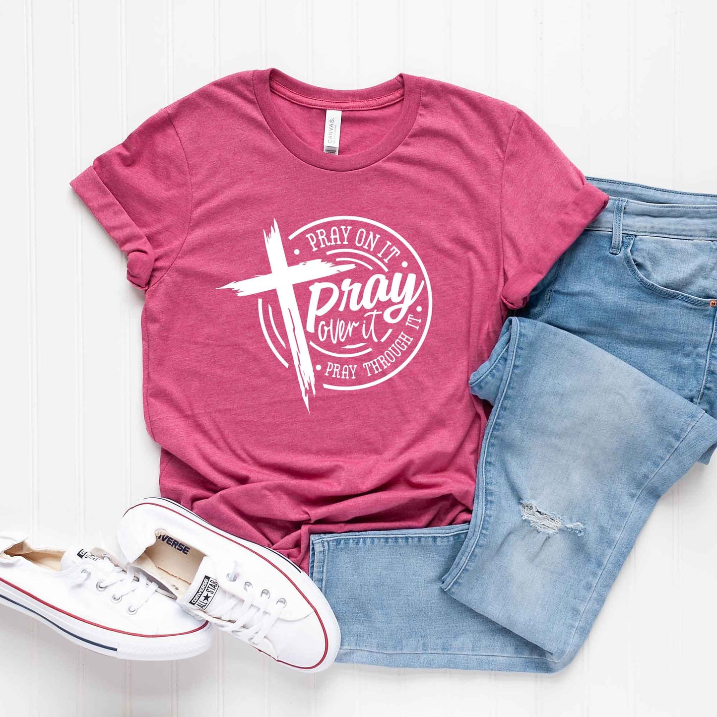 Pray Over it  | Short Sleeve Crew Neck