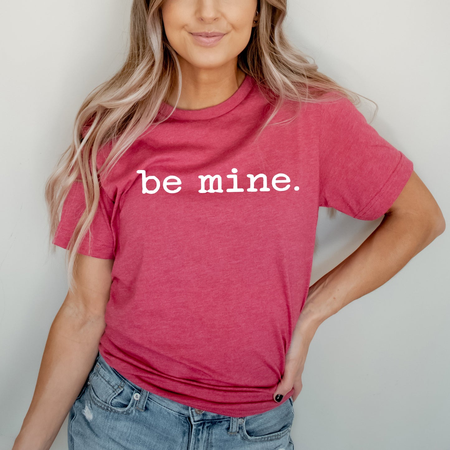 Be Mine Typewriter | Short Sleeve Graphic Tee