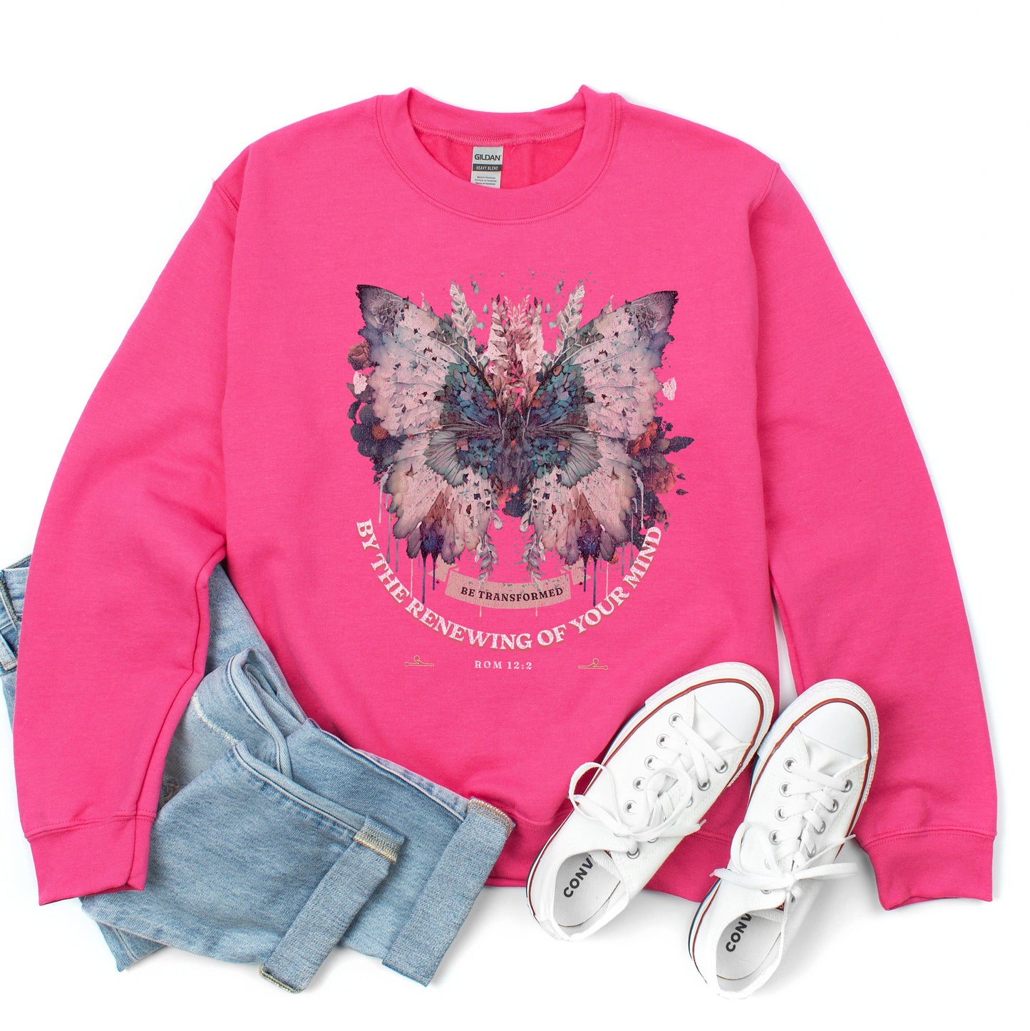 Butterfly Floral | Graphic Sweatshirt