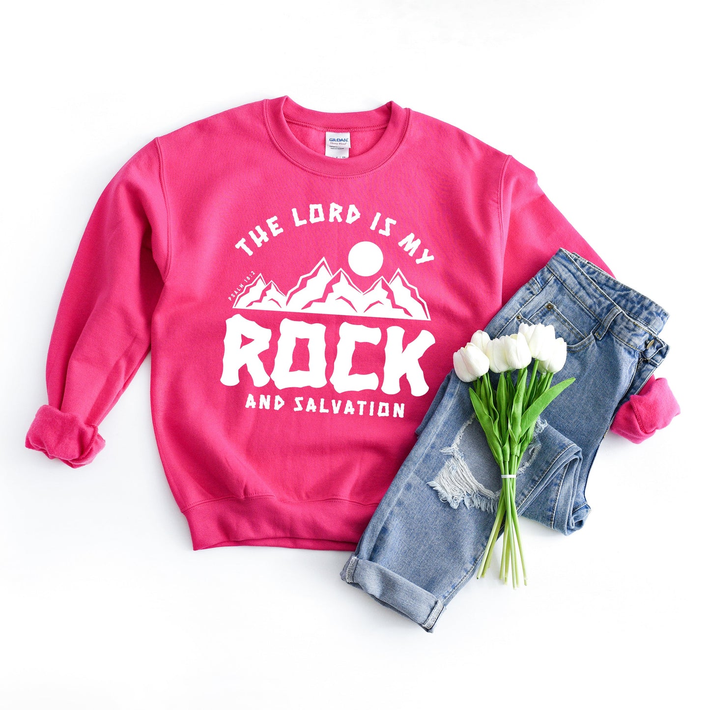 The Lord Is My Rock| Graphic Sweatshirt