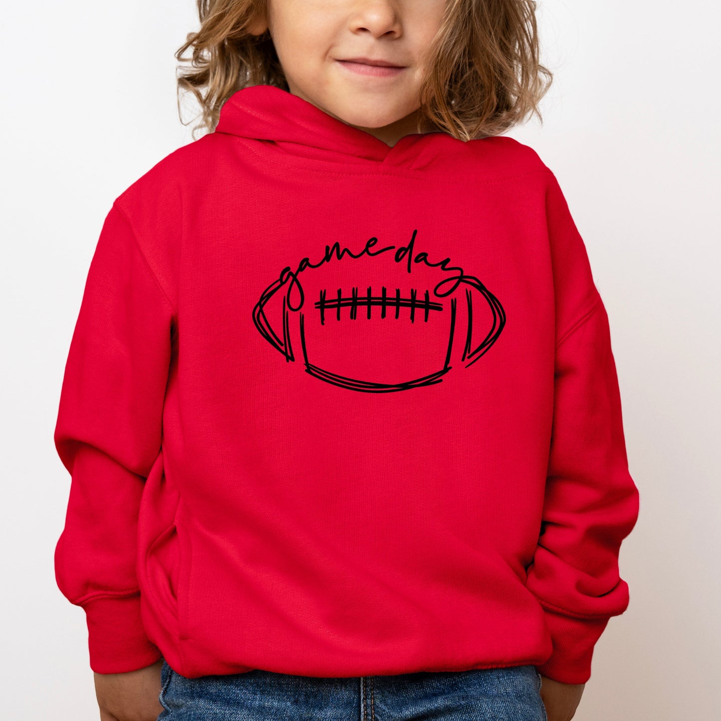 Football Game Day | Toddler Graphic Hoodie