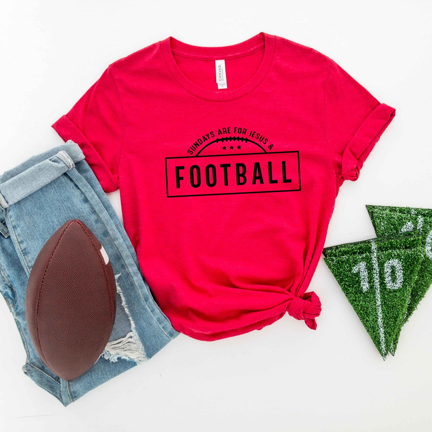 Jesus and Football | Short Sleeve Crew Neck
