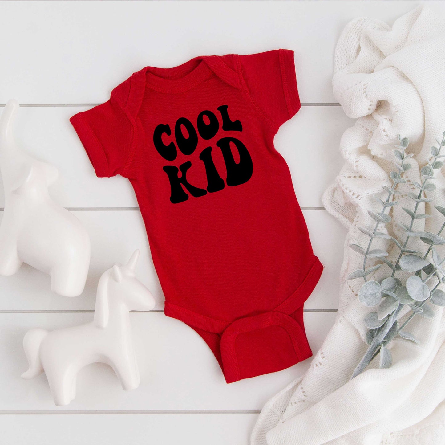Cool Kid Wavy | Baby Graphic Short Sleeve Onesie