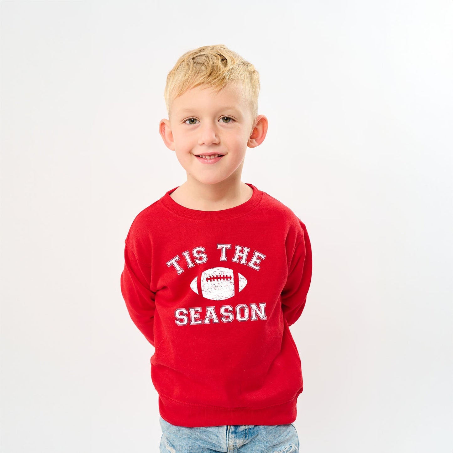 Tis The Season Football | Youth Ultra-Soft Graphic Sweatshirt