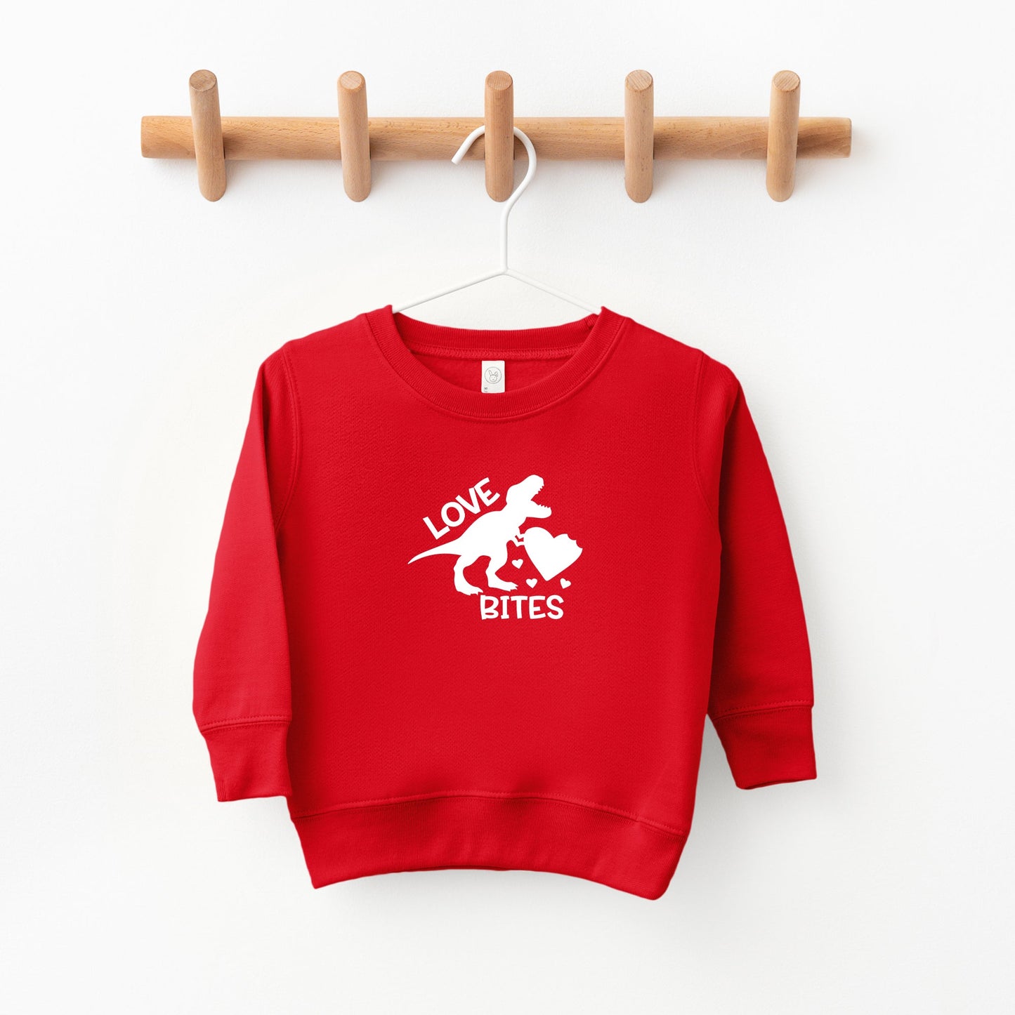 Love Bites Dinosaur | Toddler Sweatshirt