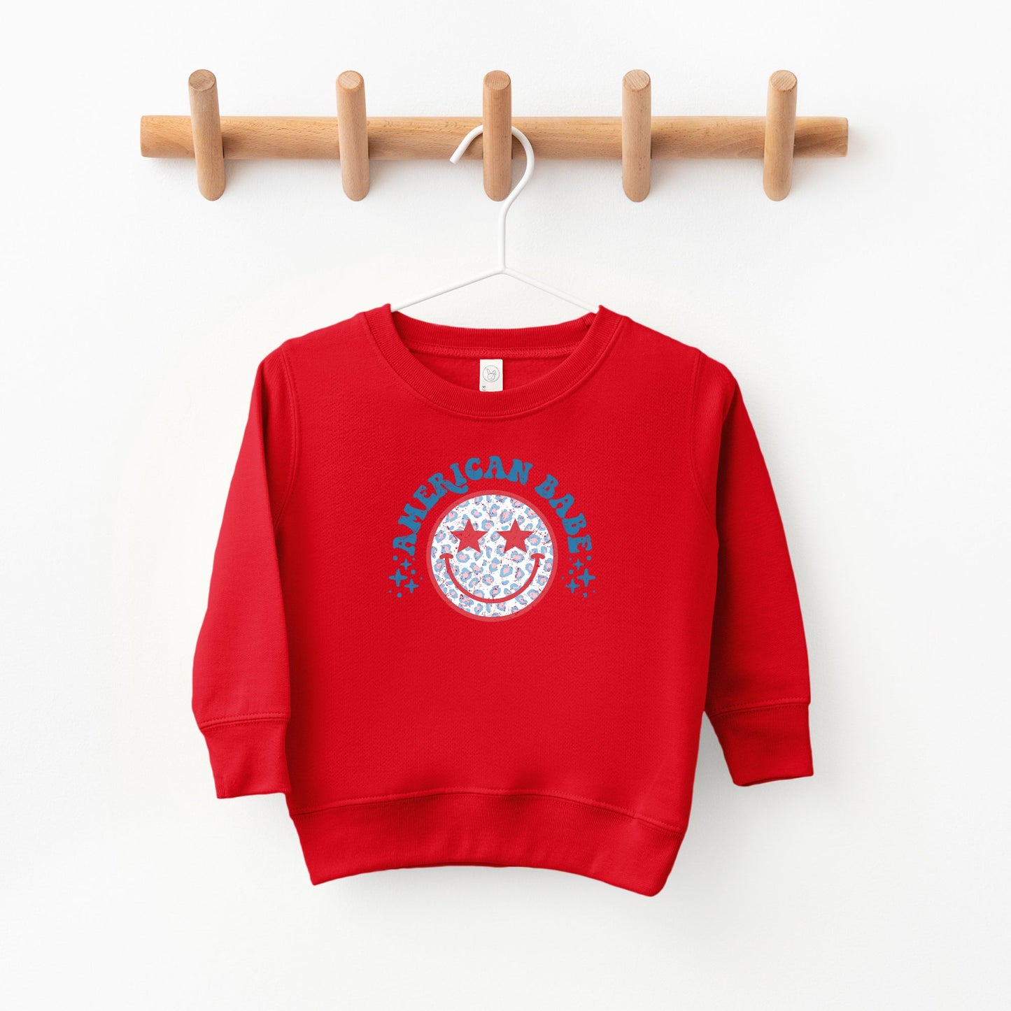Leopard American Babe | Toddler Sweatshirt