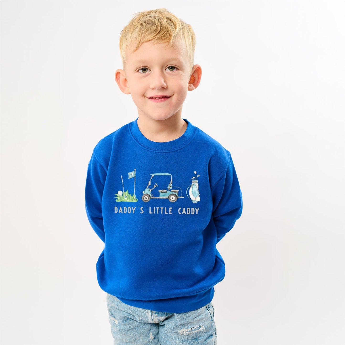 Daddy's Little Caddy | Toddler Graphic Sweatshirt