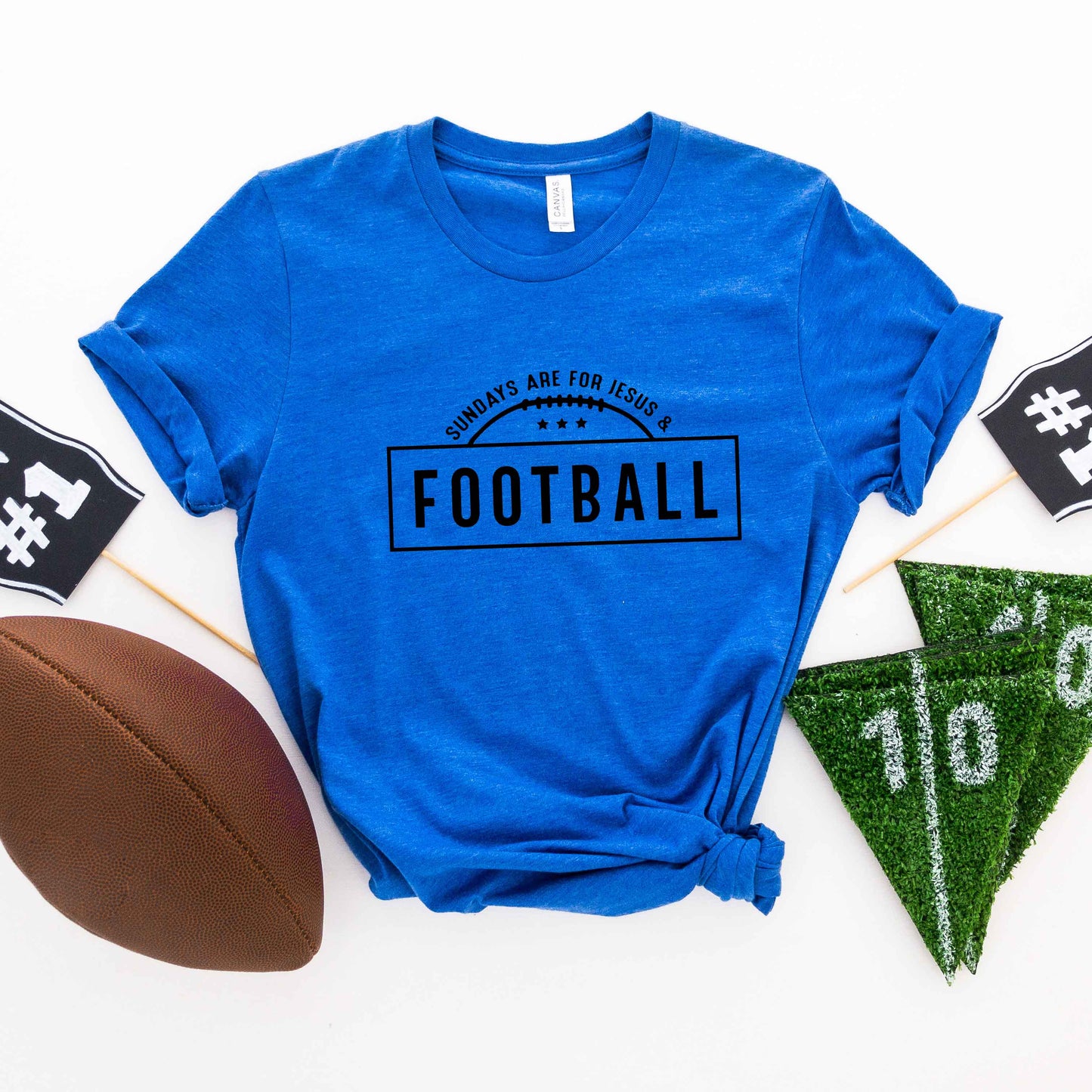 Jesus and Football | Short Sleeve Crew Neck