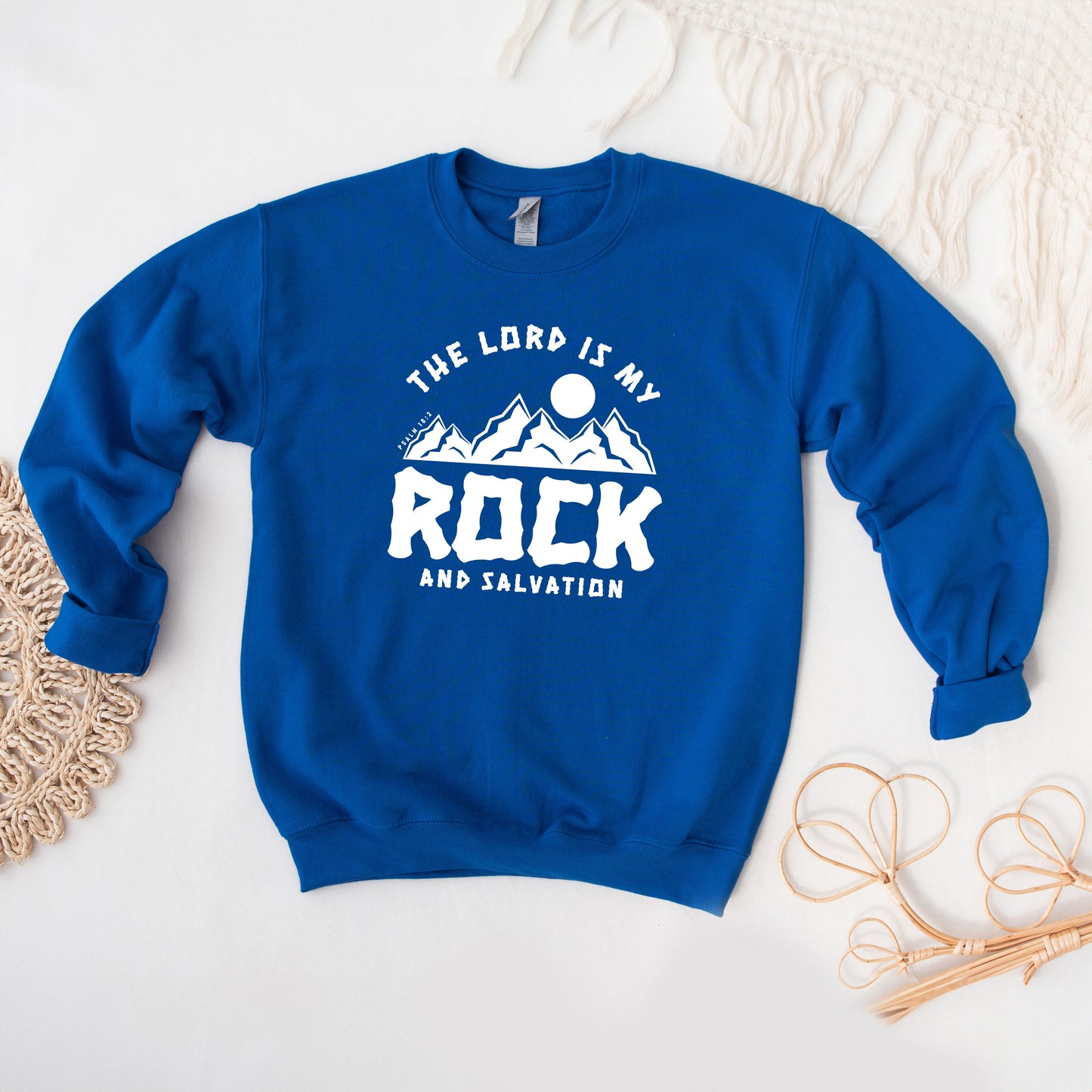 The Lord Is My Rock| Graphic Sweatshirt