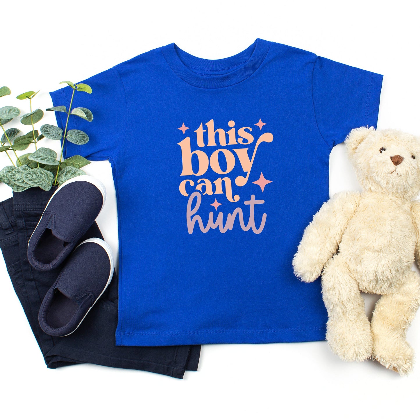 This Boy Can Hunt | Toddler Short Sleeve Crew Neck