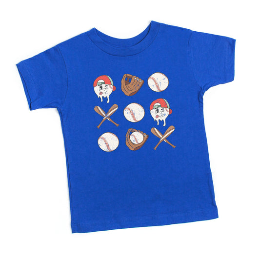 Baseball Collage | Toddler Short Sleeve Crew Neck