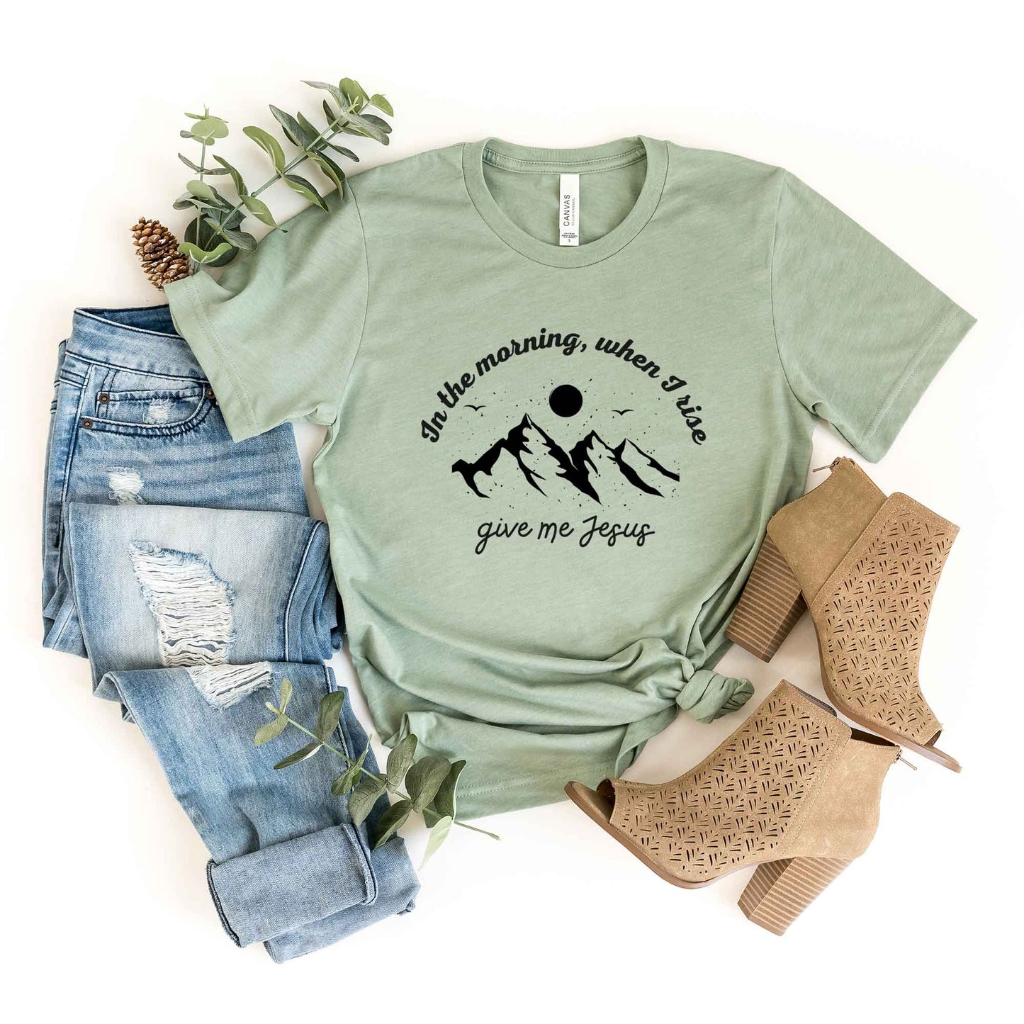 In The Morning Give Me Jesus | Short Sleeve Crew Neck