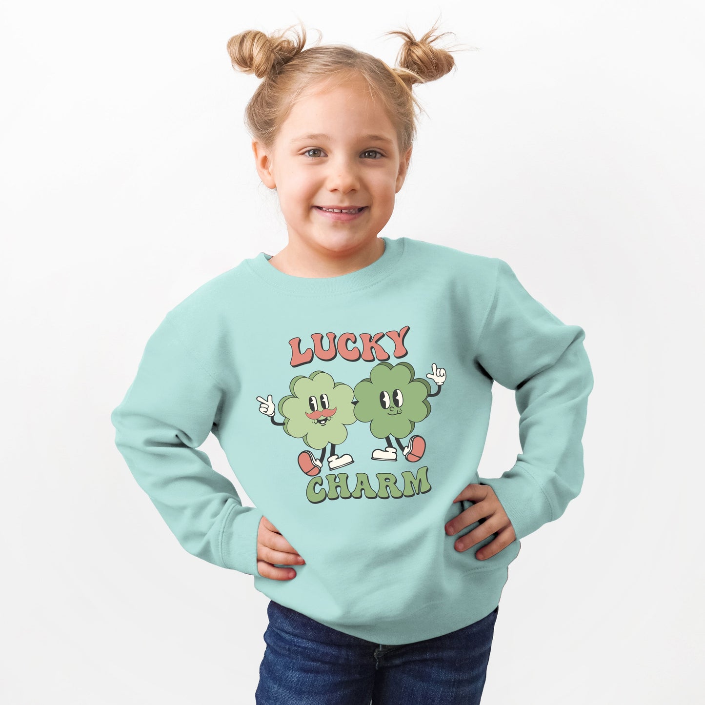 Lucky Charm Friends | Toddler Graphic Sweatshirt