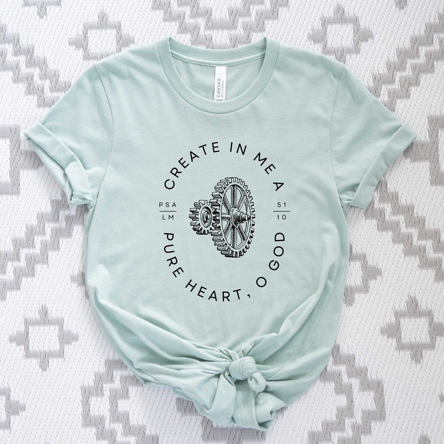 Pure Heart O God | Short Sleeve Graphic Crew Neck