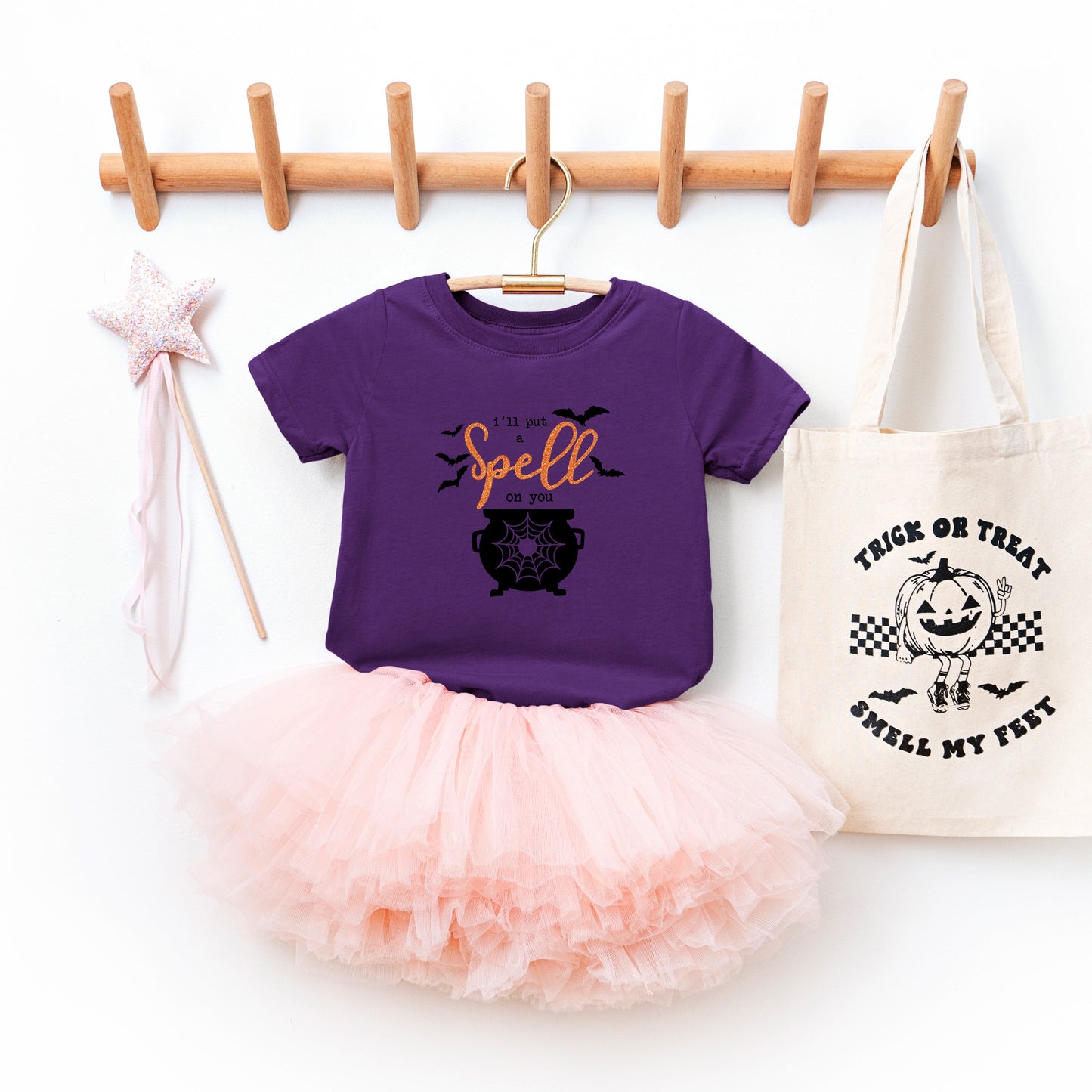 I'll Put A Spell On You Glitter | Youth Graphic Short Sleeve Tee