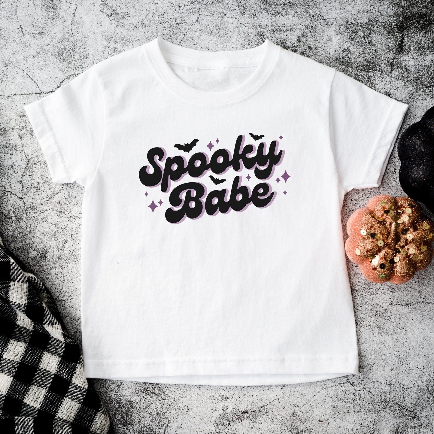 Spooky Babe Purple | Youth Graphic Short Sleeve Tee
