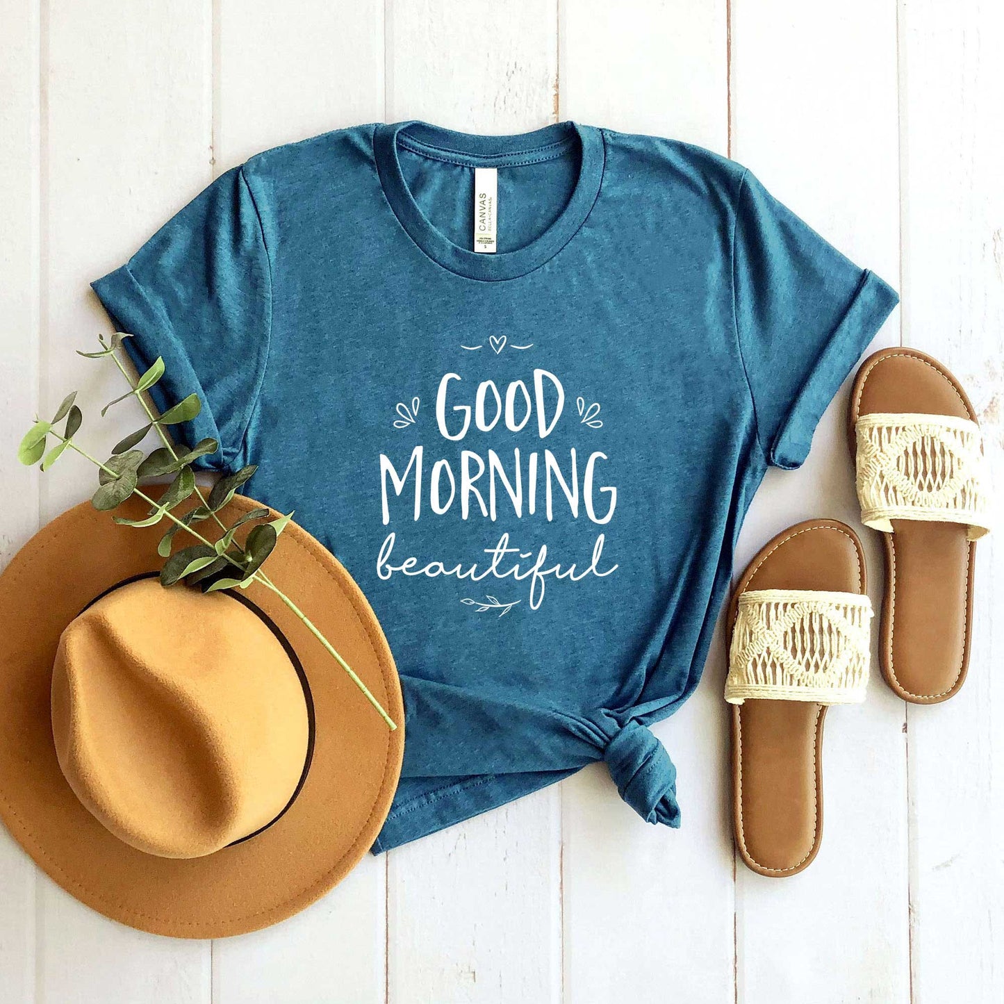 Good Morning Beautiful | Short Sleeve Crew Neck