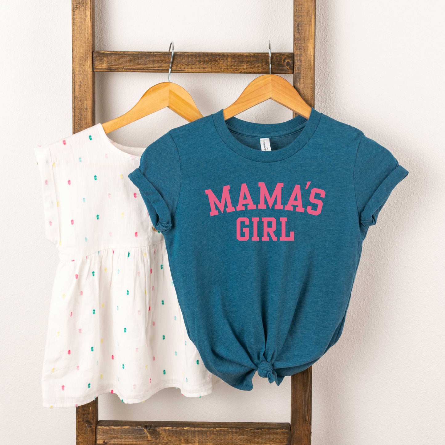 Mama's Girl Varsity | Toddler Short Sleeve Crew Neck