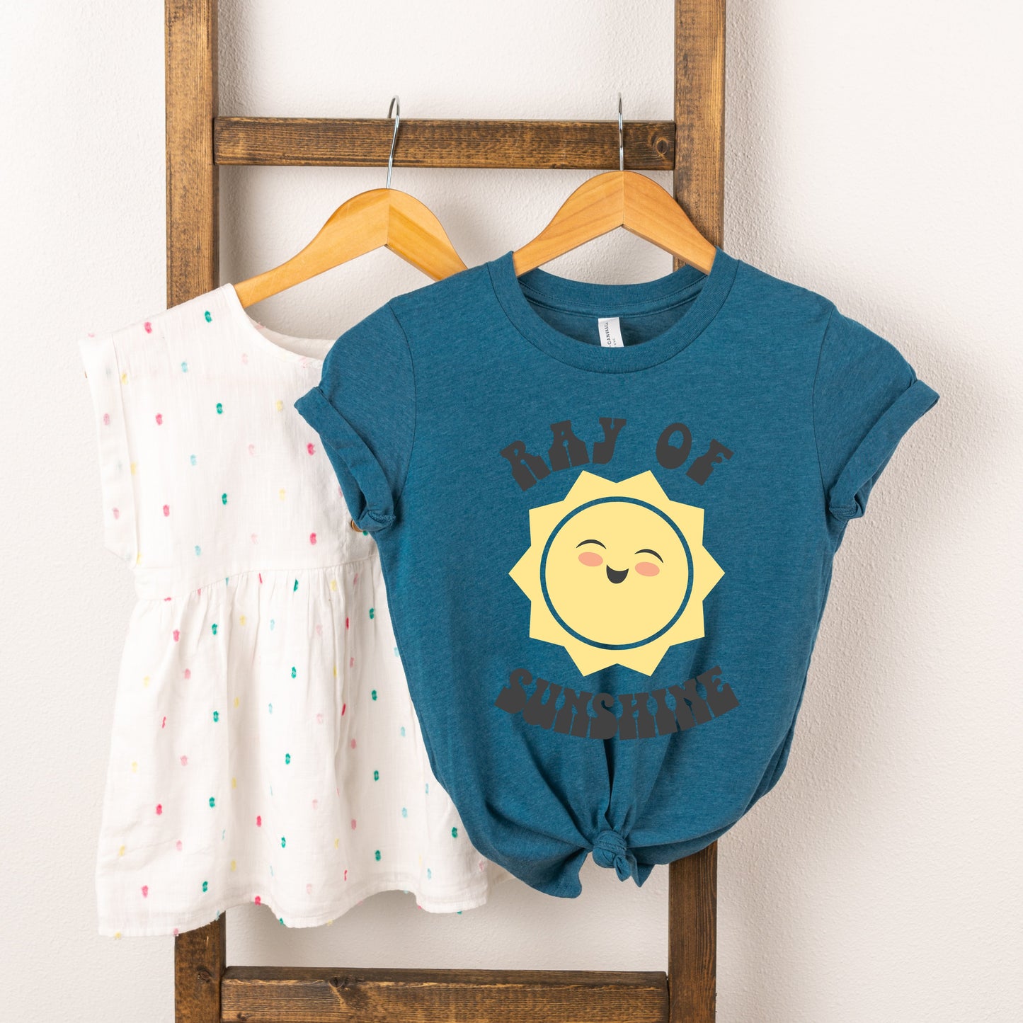 Ray Of Sunshine Sun | Toddler Short Sleeve Crew Neck