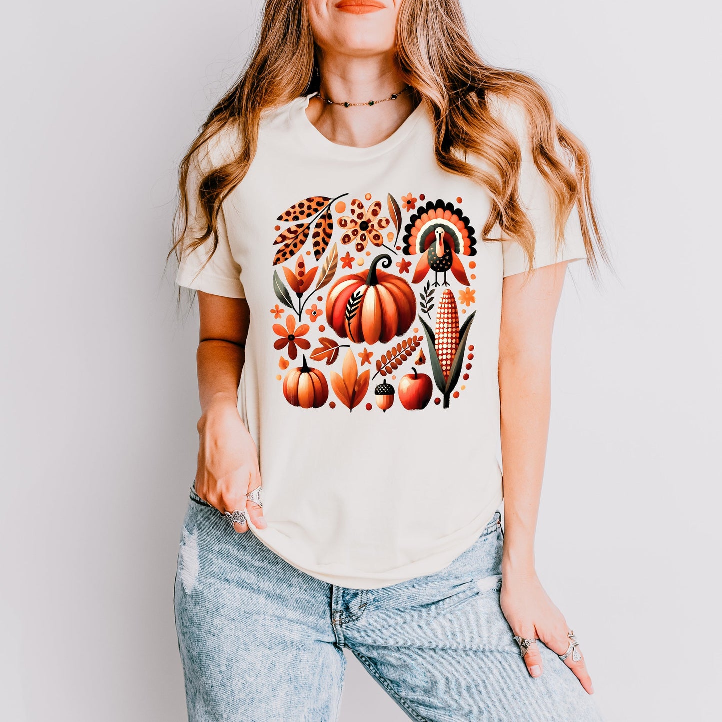 Thanksgiving Boho | Short Sleeve Graphic Tee