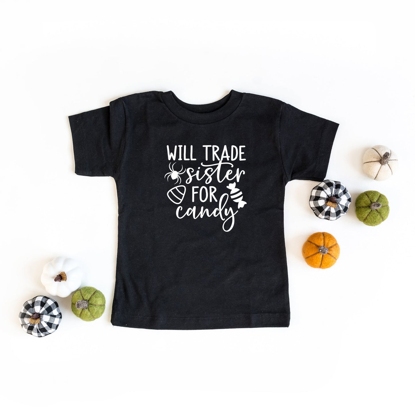 Will Trade Sister For Candy | Toddler Short Sleeve Crew Neck