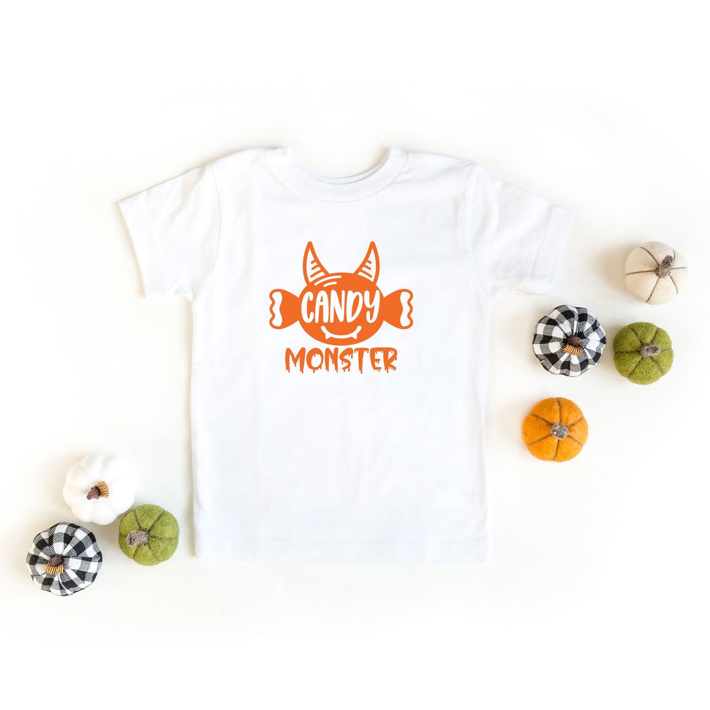 Candy Monster Horns | Toddler Graphic Short Sleeve Tee