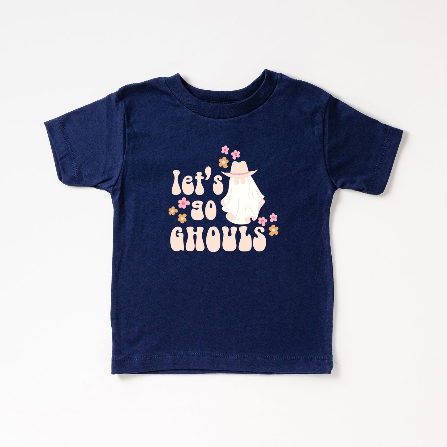 Let's Go Ghouls Ghost | Toddler Short Sleeve Crew Neck