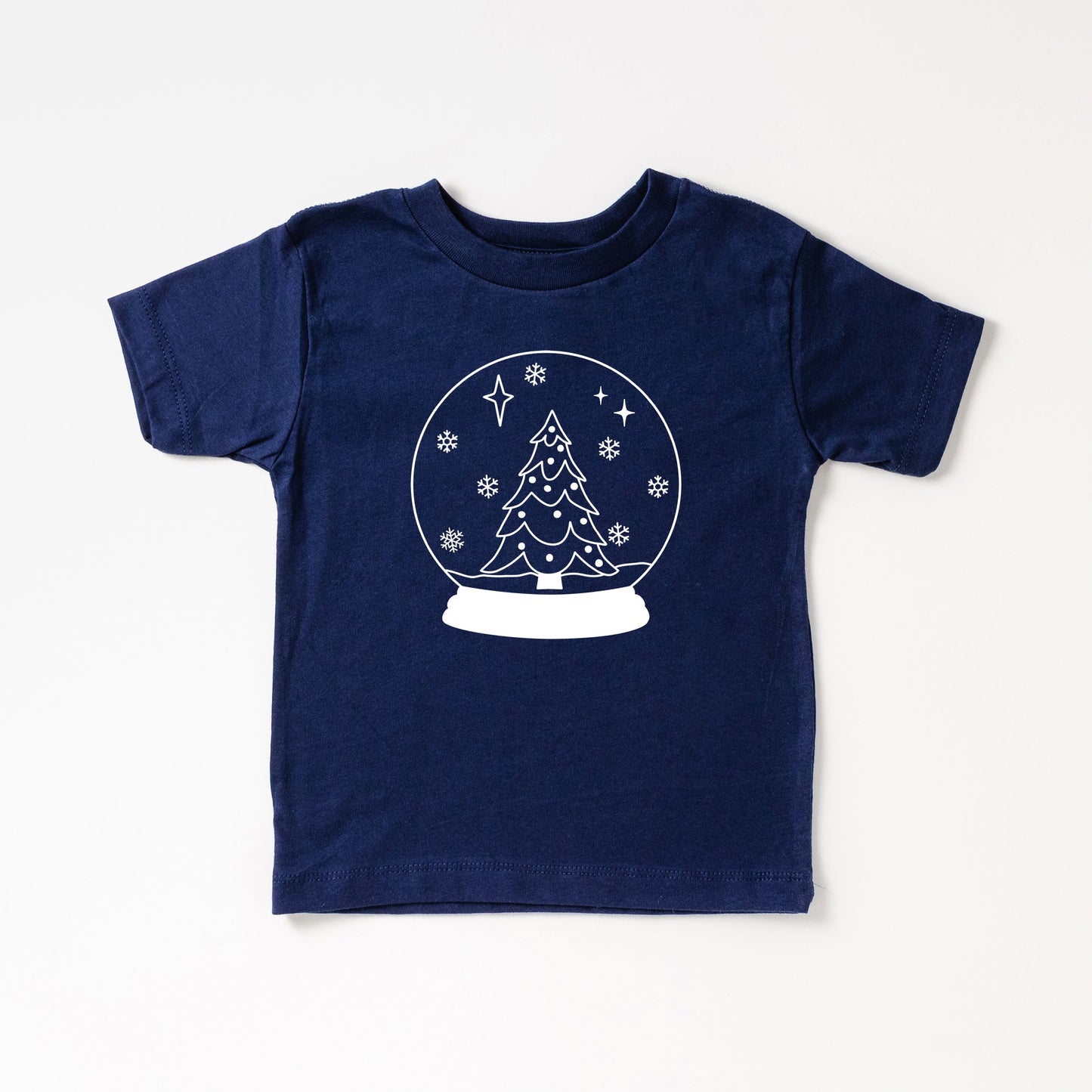Christmas Snow Globe | Toddler Short Sleeve Crew Neck