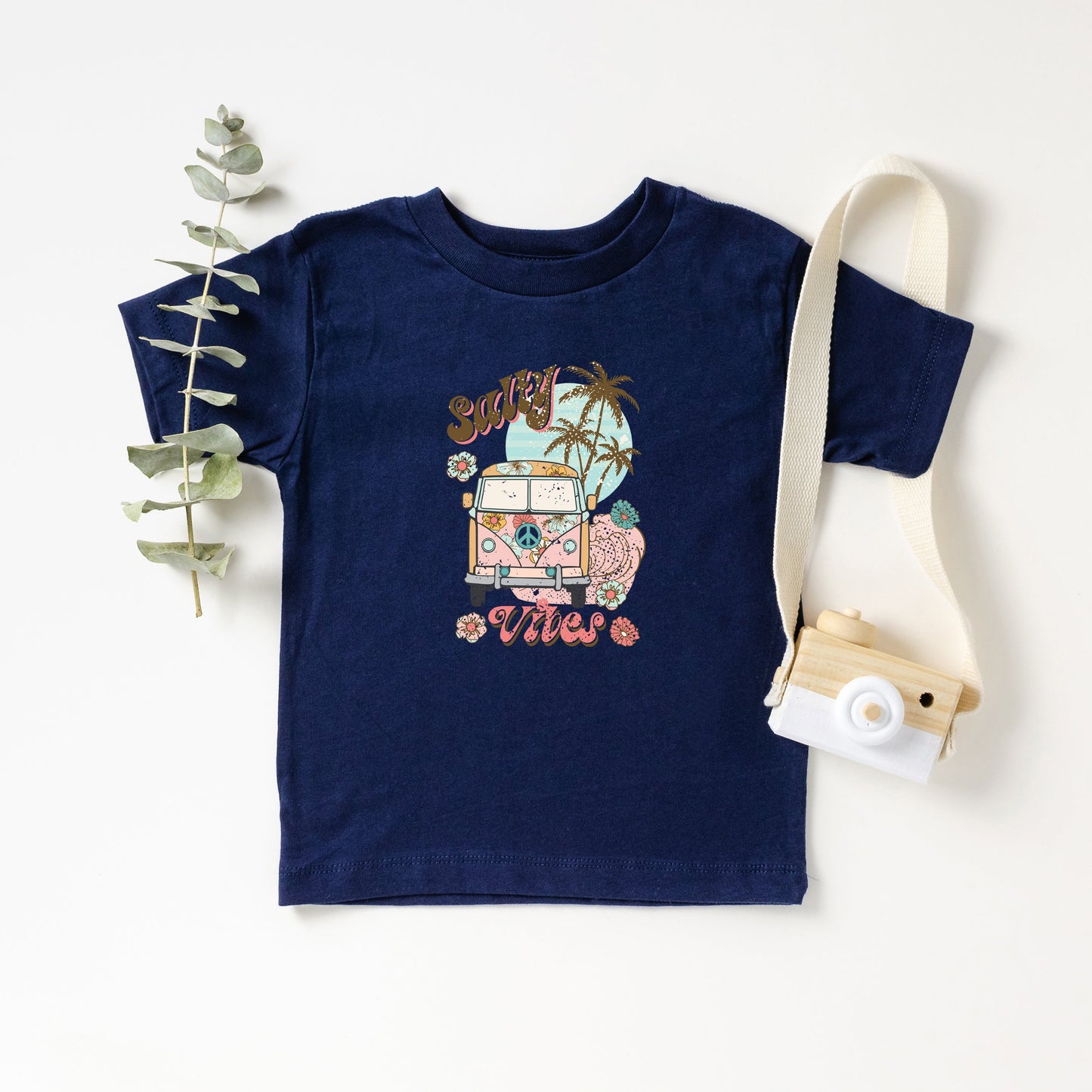 Salty Vibes Van | Toddler Short Sleeve Crew Neck