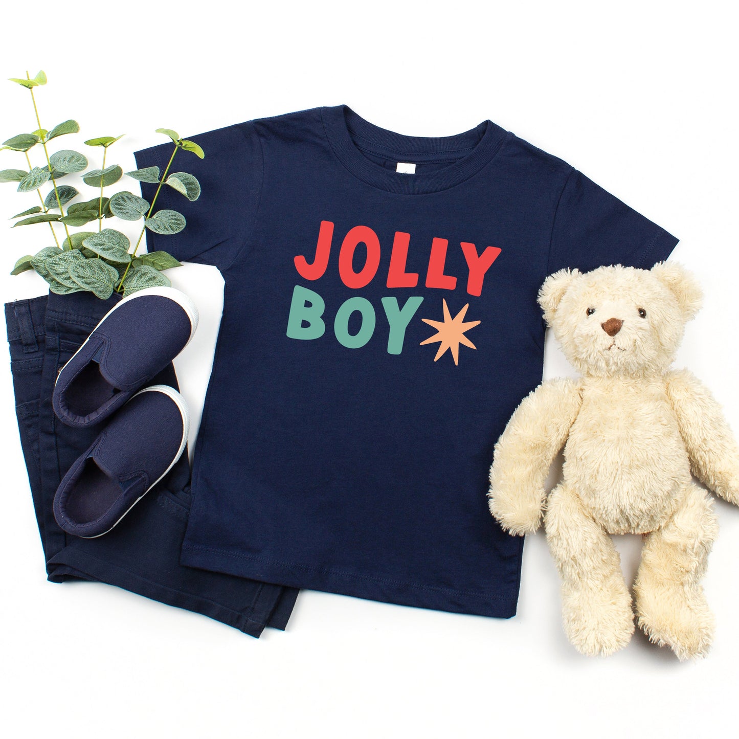 Jolly Boy Star | Toddler Short Sleeve Crew Neck