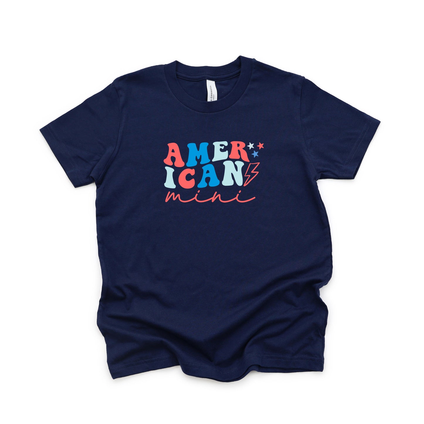 American Mini Lightning Bolt | Youth Short Sleeve Crew Neck