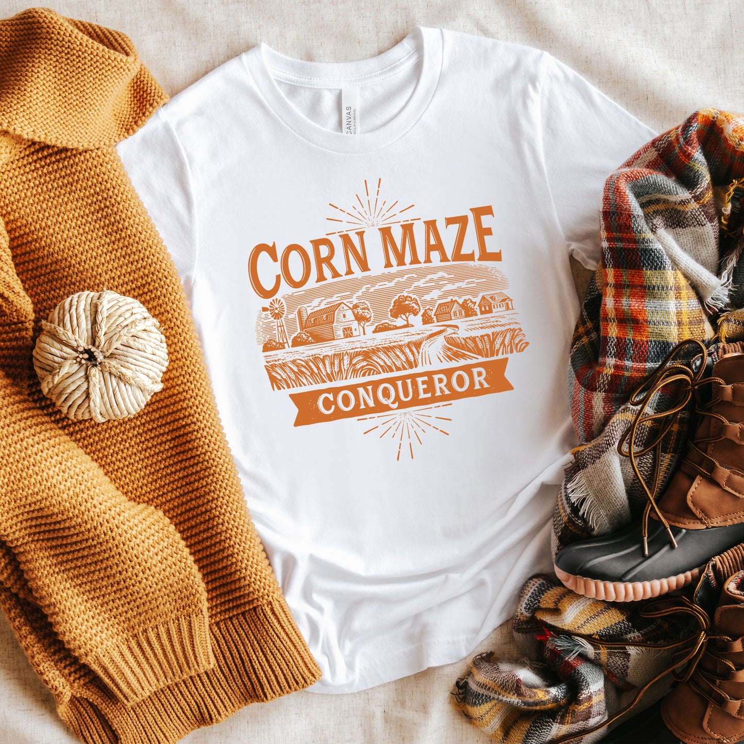 Corn Maze Conqueror | Short Sleeve Crew Neck