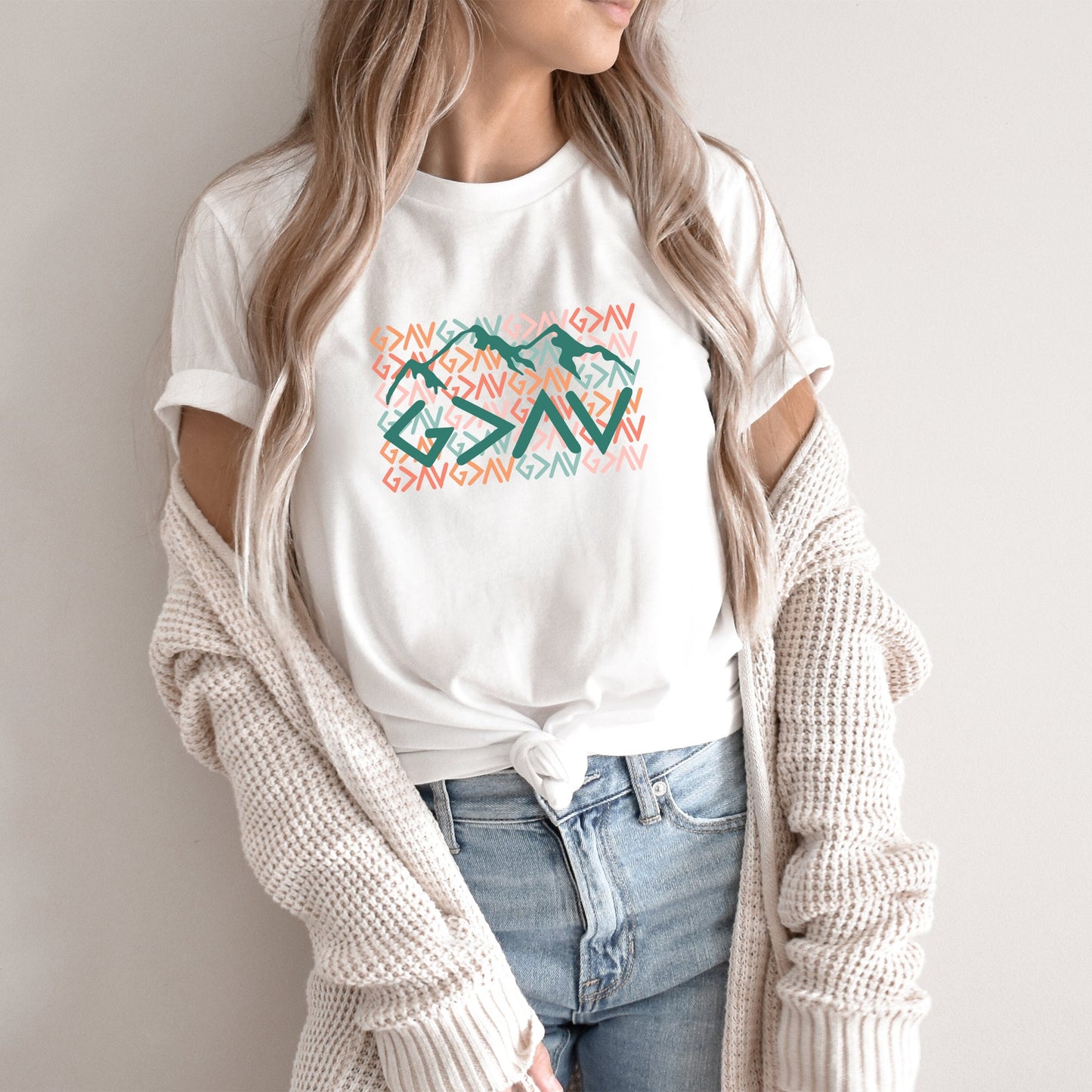 God Is Greater Mountains | Short Sleeve Crew Neck