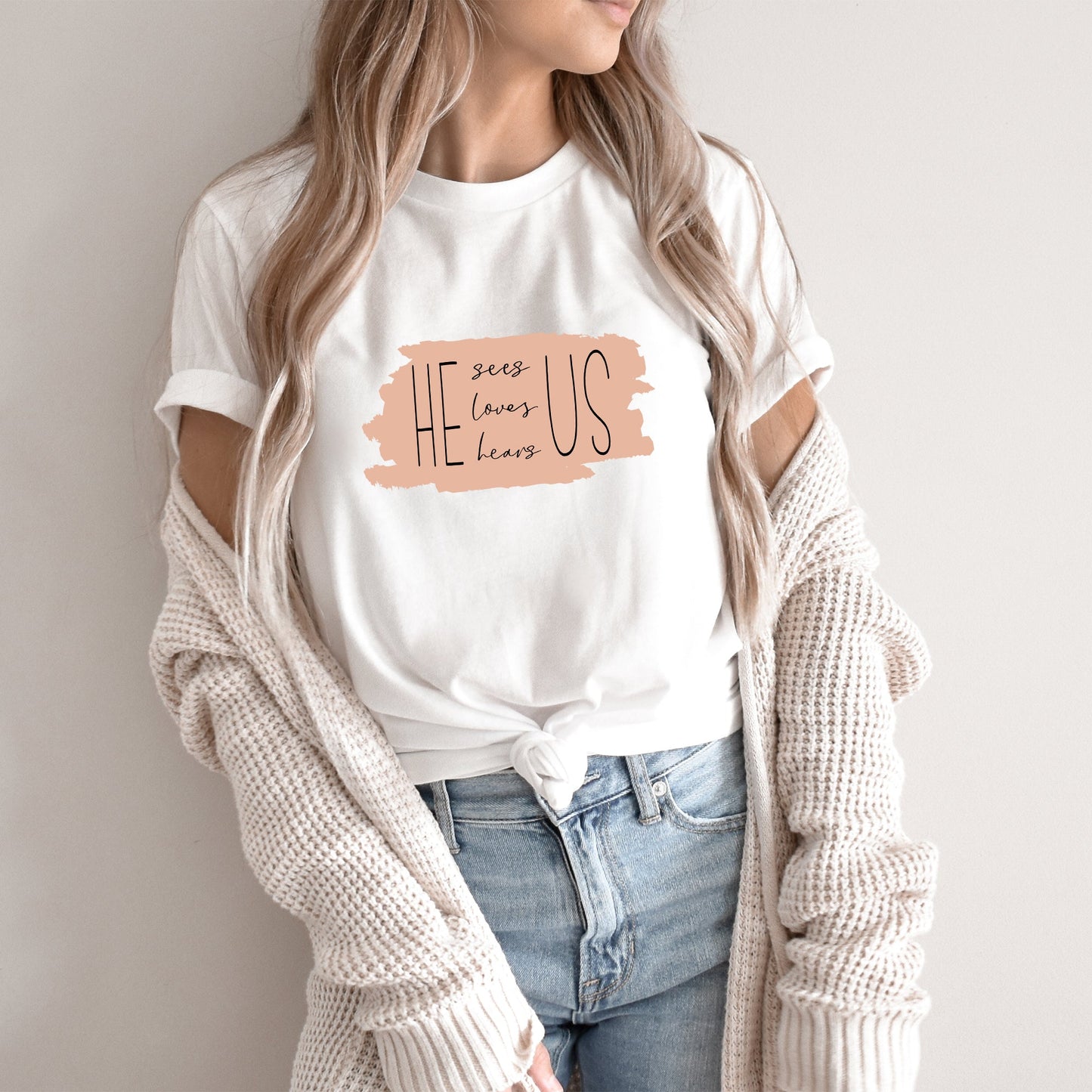 He Sees US | Short Sleeve Crew Neck