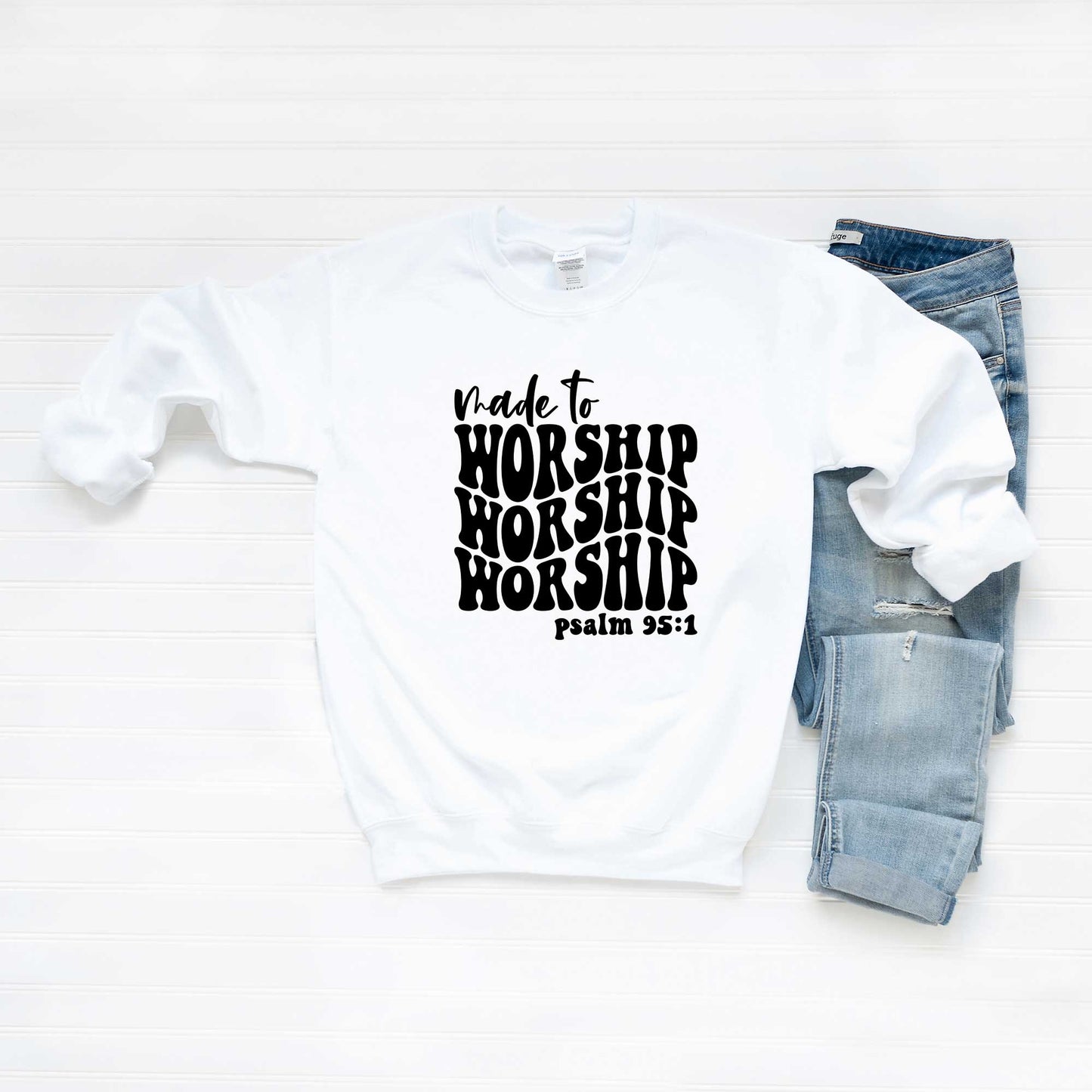 Made To Worship Wavy | Sweatshirt