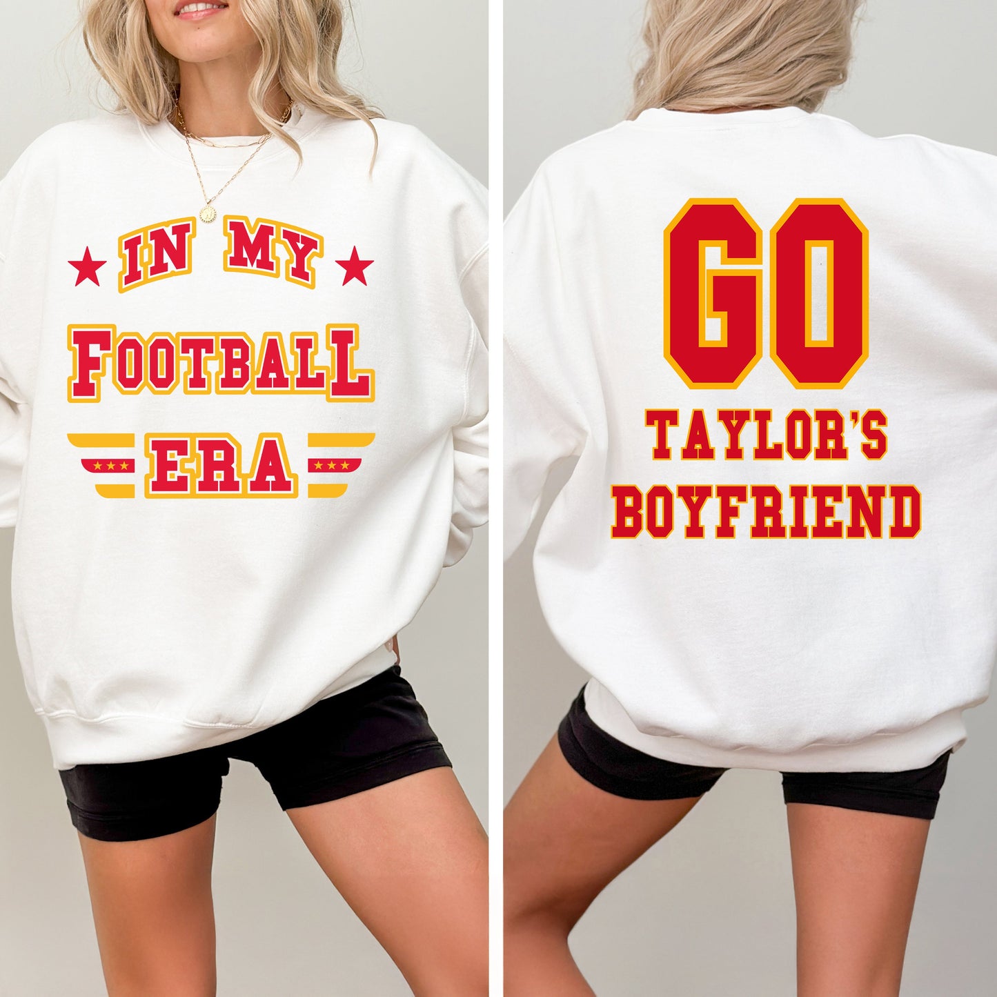 Taylor's Boyfriend Era Front and Back | Sweatshirt